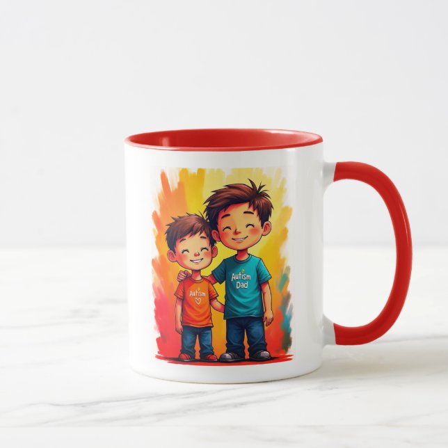 Autism Pappa  Mugg (Höger)