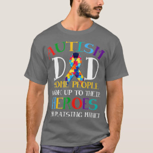 "Autism Pappa Puzzle Ribbon Son" är min heo Autism T Shirt