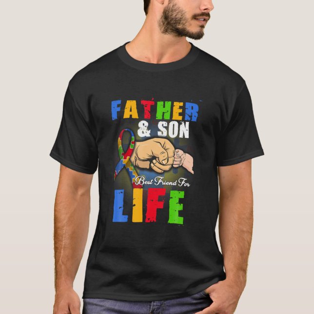 Autism Pappa S Far T Shirt (Framsida)