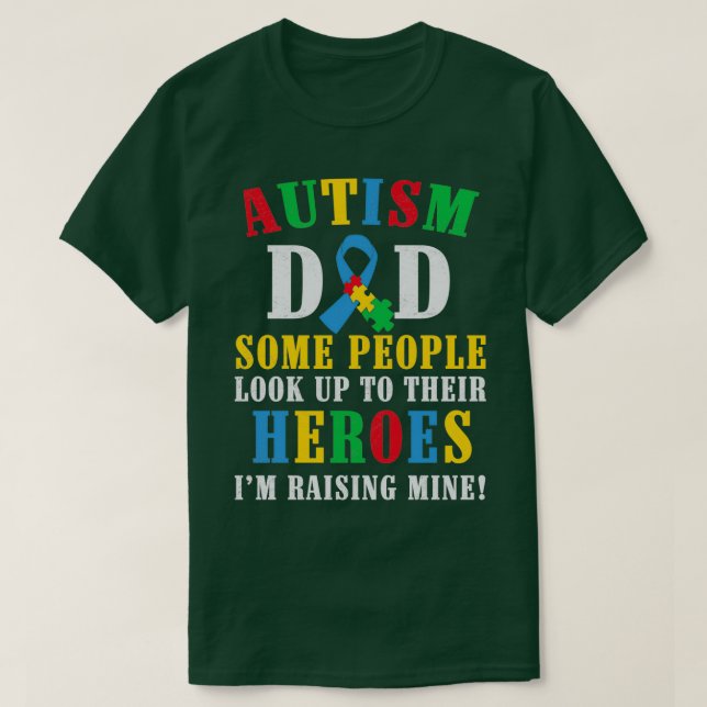 Autism pappa t shirt (Design framsida)