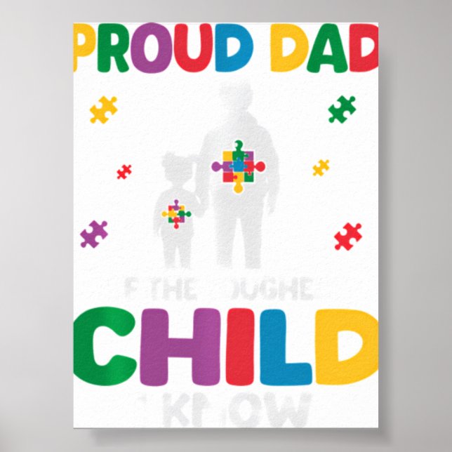 Autism Pappa Till Dotter Poster (Framsidan)