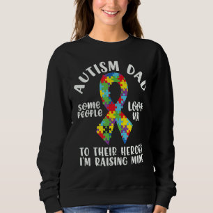 Autism Pappa vissa människor tar hand om sitt Hero T Shirt