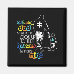 Autism Pappa vissa människor vaknar upp ur sina hj Magnet
