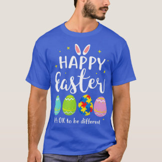 Autism Påskägg Bunny Puzzle Awareness Kids Gif T Shirt