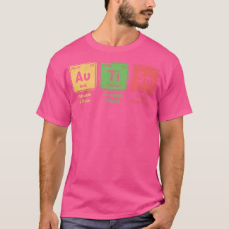 Autism Periodic Bord Inslag Stavning Autistic B T Shirt
