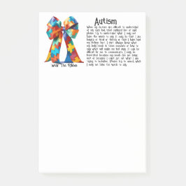 Autism Post-it Block