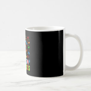 Autism Prinsessa Afro Flickor Dotter Melanin Kaffemugg
