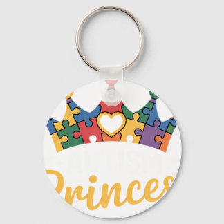 Autism Prinsessa Dotter Autism Medvetenhet Nyckelring