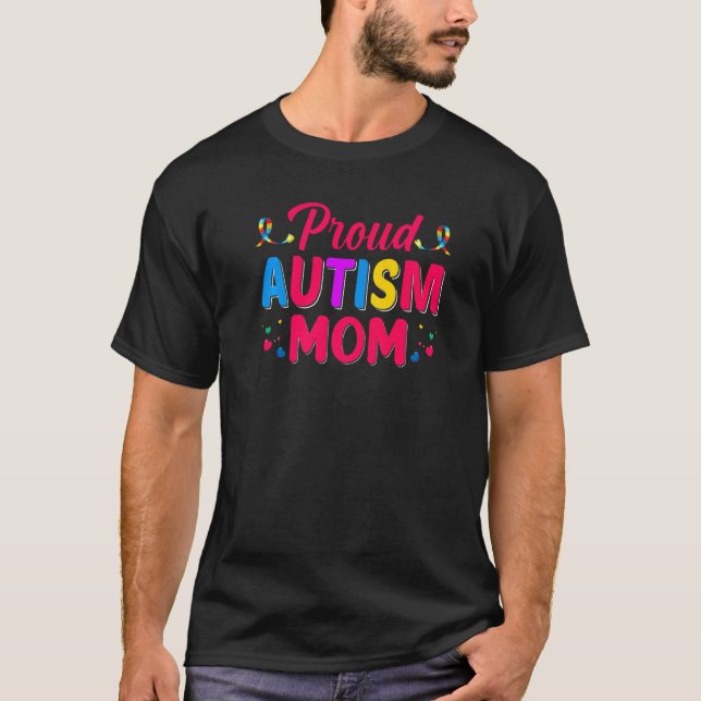 Autism Proud Mamma Kids Autism Sister Boys T Shirt (Framsida)