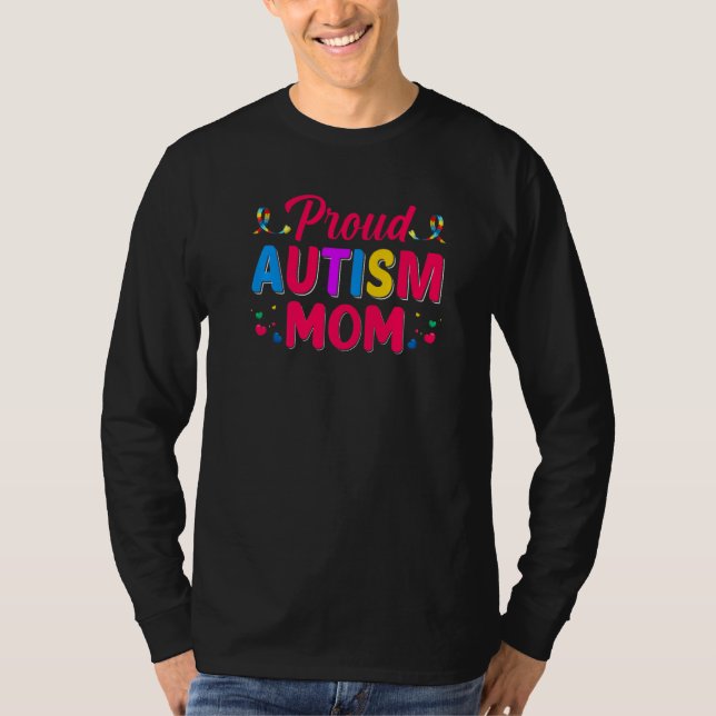 Autism Proud Mamma Kids Autism Sister Boys T Shirt (Framsida)