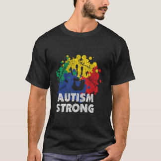 Autism Proud Strong Autistic Awareness T Shirt