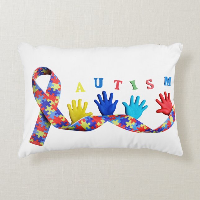 Autism Prydnadskudde (Framsidan)