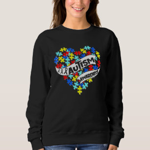 Autism Pussel Heart Kärlek accepterar autism T Shirt