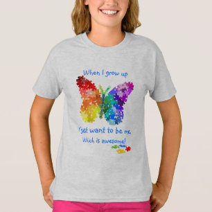 Autism Pussel när jag växer upp Tee Shirt