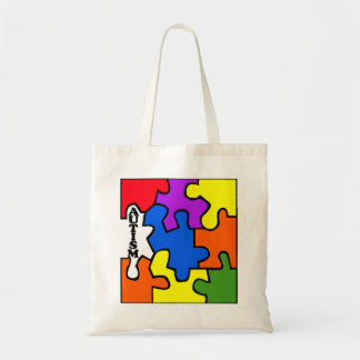 Autism (pussel) tygkasse