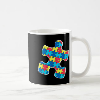 Autism Pusselbit Autism Medvetenhet Autistiska Poj Kaffemugg