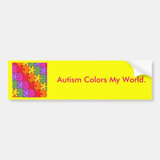 autism-pusselbitar 33 bildekal (Framsidan)