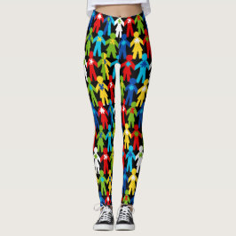 Autism Puzzle Biet People Awareness Support Cute Leggings