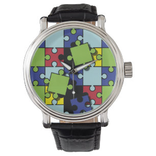 Autism Puzzle Delar Armbandsur