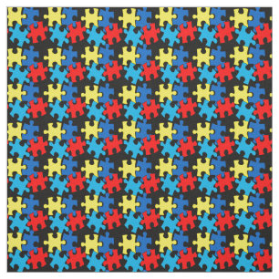 Autism Puzzle Delarare - liten Tyg