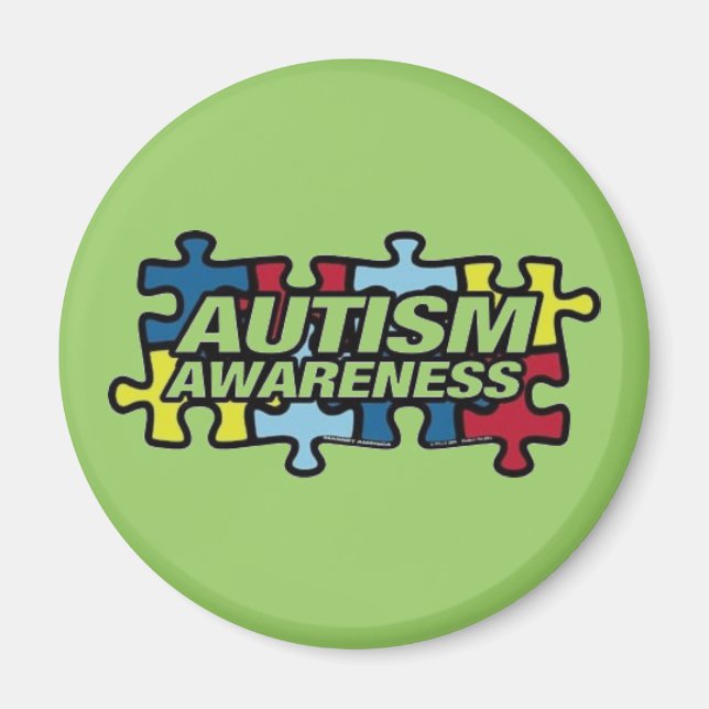 Autism Puzzle Magnet (Framsidan)
