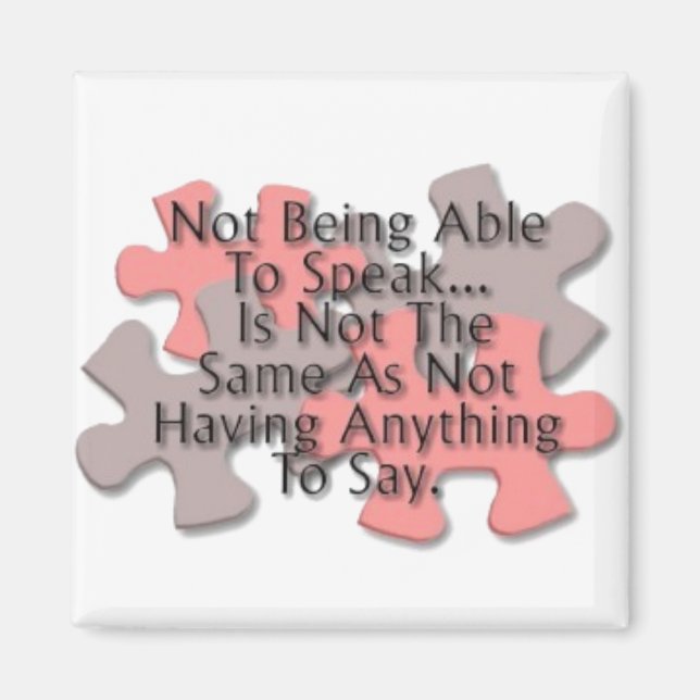 "Autism Puzzle" Magnet (Framsidan)