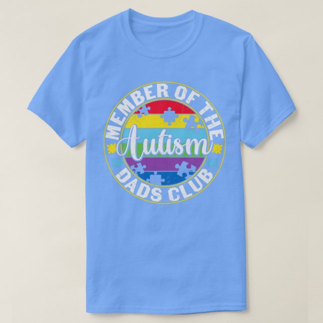 Autism Quote Member of the Autism Pappor Klubb T Shirt (Design framsida)