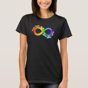 Autism Rainbow Infinity Symbol Autism Child Autism T Shirt