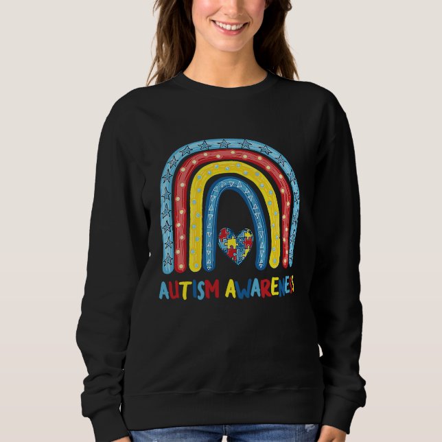 Autism Rainbow T Shirt (Framsida)