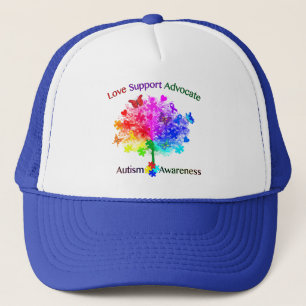 Autism Rainbow Träd Keps