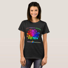 Autism Rainbow Träd T Shirt