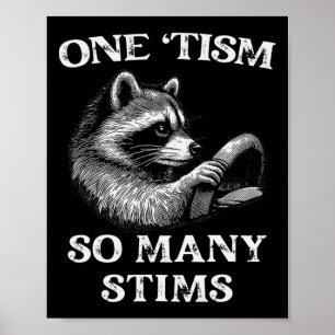 Autism Rasism en tism så många offer Autism Stim Poster