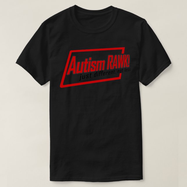 Autism Rawk T Shirt (Design framsida)