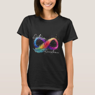 Autism Red i stället Ofinity Symbol Autistic Accep T Shirt
