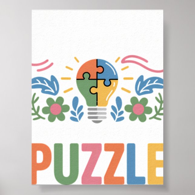 Autism Regnbåge Autistisk Stolthet Inkludering ADH Poster (Framsidan)