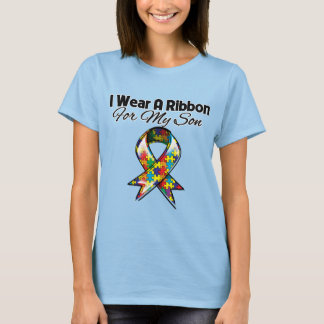 Autism Ribbon för min son T-shirt