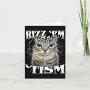 Autism Rizz Em med The Tism Meme Autistisk Dum Kort