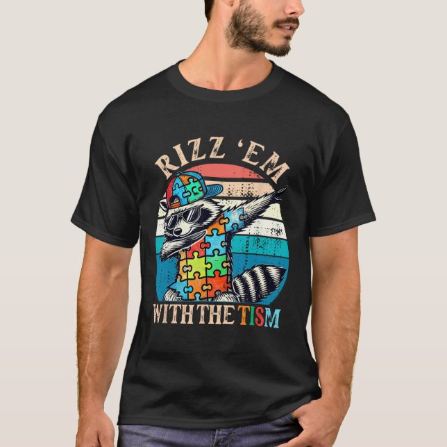 Autism Rizz m.m. T Shirt (Framsida)