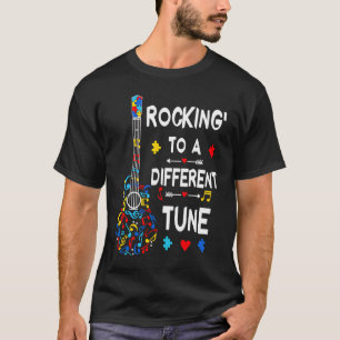 Autism Rock N Roll Rocking to a other Tune Gui T Shirt