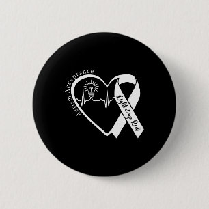 Autism - Röd i stället - Acceptans Not Awareness # Knapp