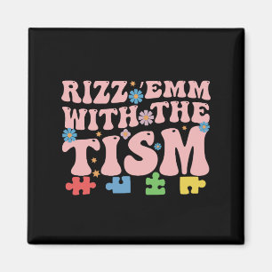 Autism Roligt Rizz Em Med Tism Meme Autistisk Magnet
