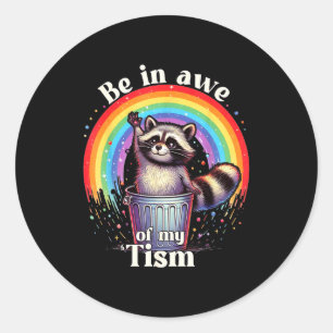 Autism Roligt Vara I Beundran Av Min Tism Meme Aut Runt Klistermärke