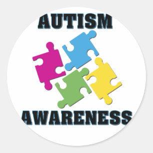 Autism Runt Klistermärke