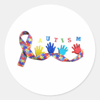 Autism Runt Klistermärke