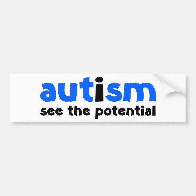 Autism - se det potentiellt bildekal (Framsidan)