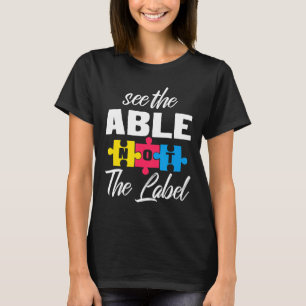 Autism-Se Föra Inte Etiketten Lärare Autism T Shirt