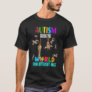Autism Ser Världen Från Annan Synvinkel Gullig G T Shirt