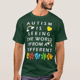 Autism ser världen från en annan Vinkel T Shirt