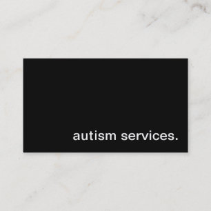 Autism servar visitkorten visitkort
