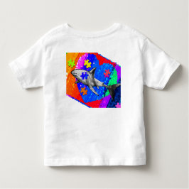 Autism Shark 5/6T WHITE T Shirt